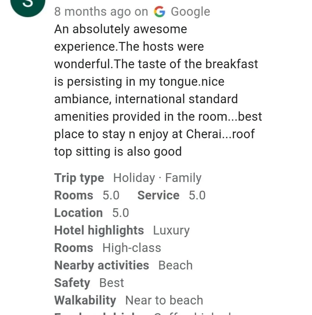 Coastal Den Homestay Pallipuram India